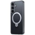 Coque Torras Ostand Spin MagSafe Series pour Samsung Galaxy S25 Plus - Clear – Image 3