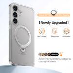 Coque Torras Ostand Spin MagSafe Series pour Samsung Galaxy S25 Plus - Clear – Image 5