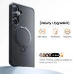 Coque Torras Ostand Spin MagSafe Series pour Samsung Galaxy S25 - Black – Image 5