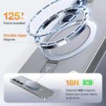 Coque Torras Ostand MagSafe Series pour Samsung Galaxy S25 Plus - Clear – Image 4