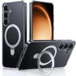 Coque Torras Ostand MagSafe Series pour Samsung Galaxy S25 - Clear