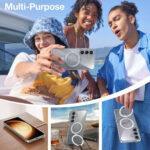 Coque Torras Ostand MagSafe Series pour Samsung Galaxy S25 - Clear – Image 6