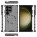 Coque Techsuit HoneyComb Shield MagSafe pour Samsung Galaxy S24 Ultra - Black – Image 4