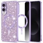 Coque Techsuit Luxury Glitter MagSafe pour Samsung Galaxy S25 Edge - Light Purple