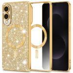 Coque Techsuit Luxury Glitter MagSafe pour Samsung Galaxy S25 Edge - Gold