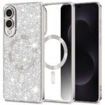 Coque Techsuit Luxury Glitter MagSafe pour Samsung Galaxy S25 Edge - Silver