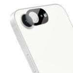 Protection d'objectif Techsuit Full Camera Glass pour iPhone 16e - Black