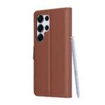 Étui portefeuille Techsuit Leather Folio pour Samsung Galaxy S25 Ultra - Brown – Image 5