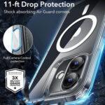 Coque MagSafe ESR Classic Hybrid HaloLock avec contrôle caméra pour iPhone 16 - Clear – Image 4