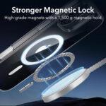 Coque MagSafe ESR Classic Hybrid HaloLock avec contrôle caméra pour iPhone 16 - Clear – Image 6