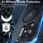 Coque MagSafe ESR Classic Hybrid HaloLock avec contrôle caméra pour iPhone 16 - Frosted Black – Image 5