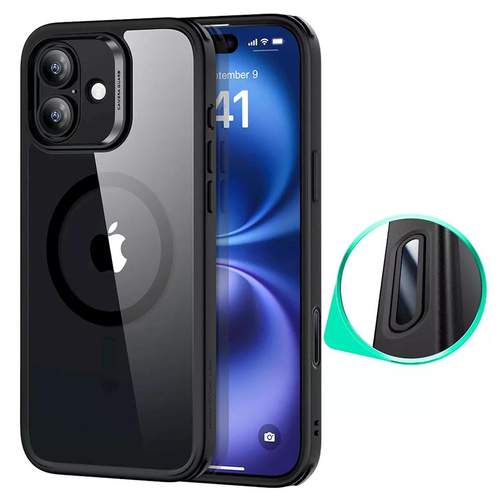 2205085 Coque MagSafe ESR Classic Hybrid HaloLock avec contrôle caméra pour iPhone 16 - Clear Black – Image 1