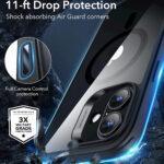 Coque MagSafe ESR Classic Hybrid HaloLock avec contrôle caméra pour iPhone 16 - Clear Black – Image 6