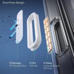 Coque MagSafe ESR Classic Hybrid HaloLock avec contrôle caméra pour iPhone 16 Pro - Clear Black – Image 5