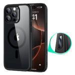 Coque MagSafe ESR Classic Hybrid HaloLock avec contrôle caméra pour iPhone 16 Pro - Clear Black