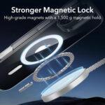 Coque MagSafe ESR Classic Hybrid HaloLock avec contrôle caméra pour iPhone 16 Plus - Clear – Image 2