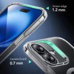 Coque MagSafe ESR Classic Hybrid HaloLock avec contrôle caméra pour iPhone 16 Plus - Clear – Image 6