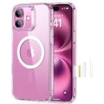 Coque MagSafe ESR Classic Hybrid HaloLock avec contrôle caméra pour iPhone 16 Plus - Clear