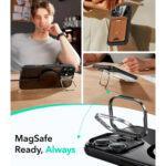 Coque MagSafe ESR Classic Hybrid HaloLock Kickstand pour iPhone 16 - Clear Black – Image 2