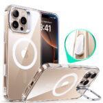 Coque MagSafe ESR Classic Hybrid HaloLock Kickstand pour iPhone 16 Pro - Clear