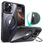 Coque MagSafe ESR Classic Hybrid HaloLock Kickstand pour iPhone 16 Pro - Clear Black