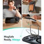 Coque MagSafe ESR Classic Hybrid HaloLock Kickstand pour iPhone 16 Pro Max - Clear Black – Image 4