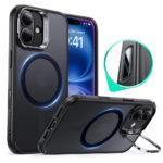 Coque MagSafe ESR Classic Hybrid HaloLock Kickstand pour iPhone 16 - Frosted Black
