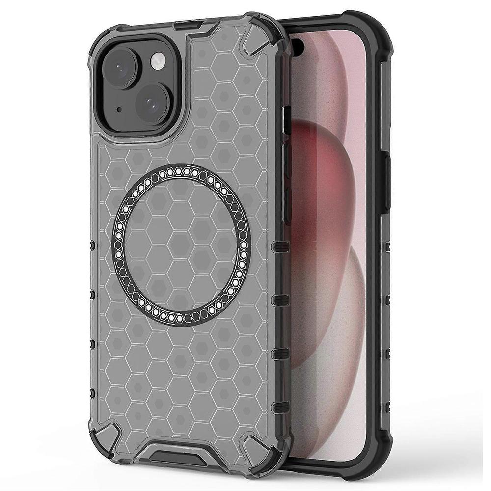 2207179 Coque Techsuit HoneyComb Shield MagSafe pour iPhone 15 - Black – Image 1