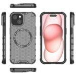 Coque Techsuit HoneyComb Shield MagSafe pour iPhone 15 - Black – Image 4