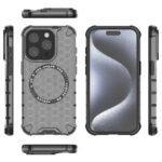 Coque Techsuit HoneyComb Shield MagSafe pour iPhone 15 Pro - Black – Image 5