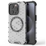 Coque Techsuit HoneyComb Shield MagSafe pour iPhone 15 Pro Max - White