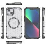 Coque Techsuit HoneyComb Shield MagSafe pour iPhone 13 - White – Image 5