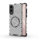 Coque Techsuit HoneyComb Shield MagSafe pour Samsung Galaxy S25 Edge - White