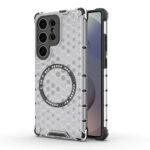 Coque Techsuit HoneyComb Shield MagSafe pour Samsung Galaxy S25 Ultra - White
