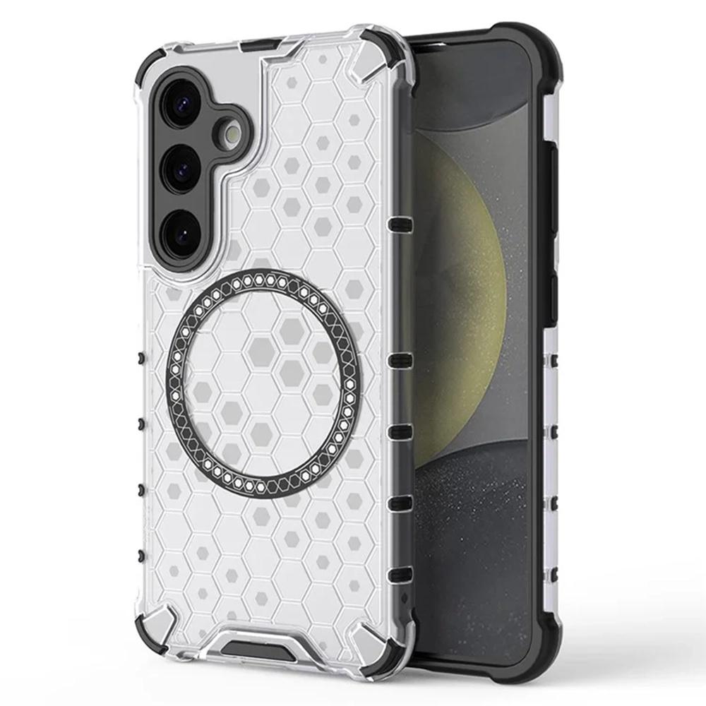 2217763 Coque Techsuit HoneyComb Shield MagSafe pour Samsung Galaxy S24 - White – Image 1