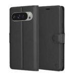 Étui portefeuille Techsuit Leather Folio pour Google Pixel 9 Pro XL - Black