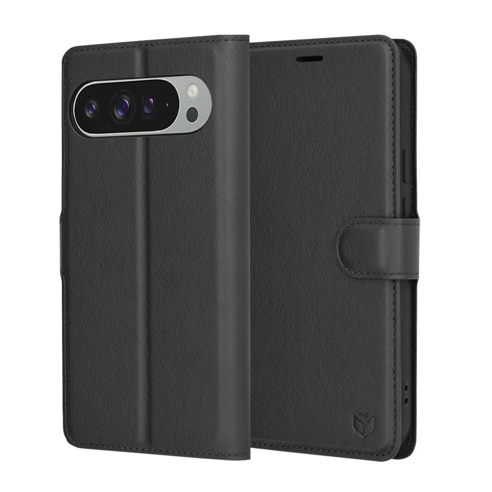 2223025 Étui portefeuille Techsuit Leather Folio pour Google Pixel 9 Pro XL - Black – Image 1