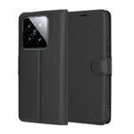 Étui portefeuille Techsuit Leather Folio pour Xiaomi 14 - Black