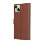 Étui portefeuille Techsuit Leather Folio pour iPhone 15 Plus - Brown – Image 5