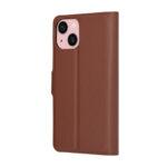 Étui portefeuille Techsuit Leather Folio pour iPhone 15 - Brown – Image 5