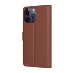Étui portefeuille Techsuit Leather Folio pour iPhone 14 Pro Max - Brown – Image 5