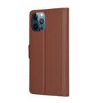 Étui portefeuille Techsuit Leather Folio pour iPhone 12 Pro Max - Brown – Image 5