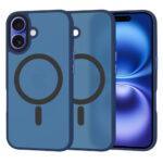Coque Techsuit HaloFrost MagSafe Series pour iPhone 16 - Deep Blue