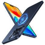 Coque Torras OriginFit-Mag Series pour iPhone 15 Pro Max - Navy Blue