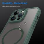 Coque Techsuit HaloFrost II MagSafe pour iPhone 14 Pro - Green – Image 6