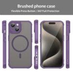 Coque Techsuit HaloFrost II MagSafe pour iPhone 15 - Purple – Image 5