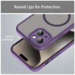Coque Techsuit HaloFrost II MagSafe pour iPhone 15 - Purple – Image 6