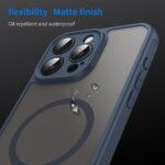 Coque Techsuit HaloFrost II MagSafe pour iPhone 15 Pro - Navy Blue – Image 6