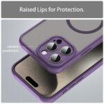 Coque Techsuit HaloFrost II MagSafe pour iPhone 15 Pro Max - Purple – Image 4