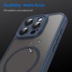 Coque Techsuit HaloFrost II MagSafe pour iPhone 16 Pro - Navy Blue – Image 6